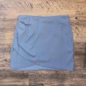 Light blue wrap skirt - NWT